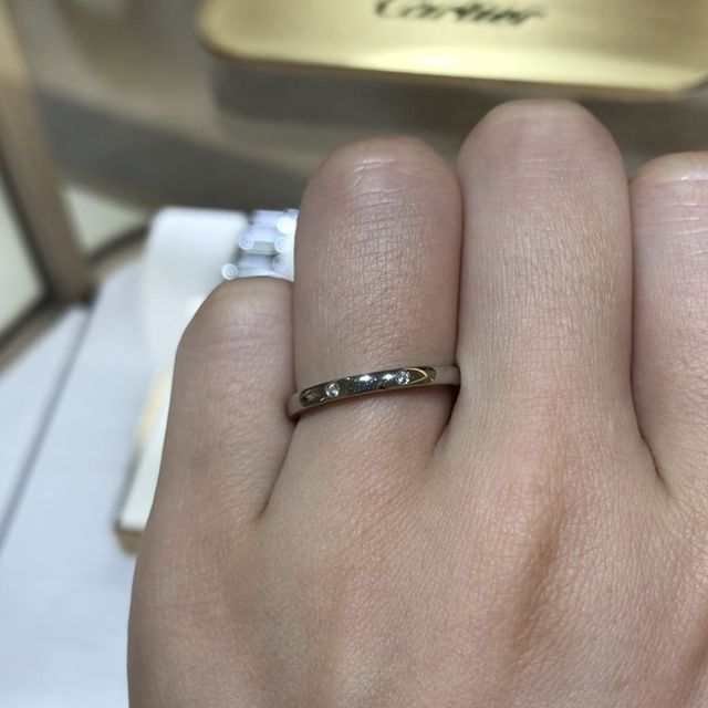 【カルティエ(Cartier)の口コミ】 指輪を180度回転して、その日の気分で雰囲気を変えることができました。ダ…