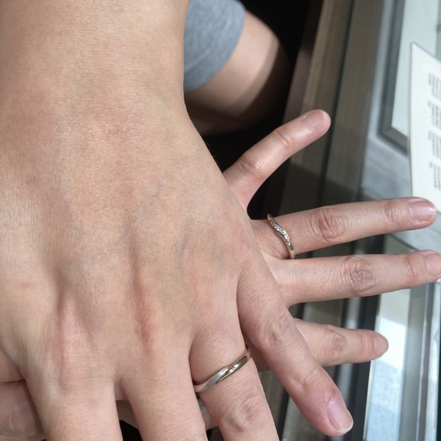 【アイプリモ(I-PRIMO)の口コミ】 ブラウンゴールドとプラチナでめずらしく、一目で夫婦共々一目惚れして決…