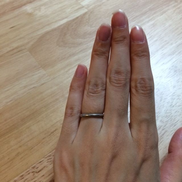 【ティファニー(Tiffany & Co.)の口コミ】 婚約指輪とあわせてつけることを考えていたので、婚約指輪のエタニティリ…