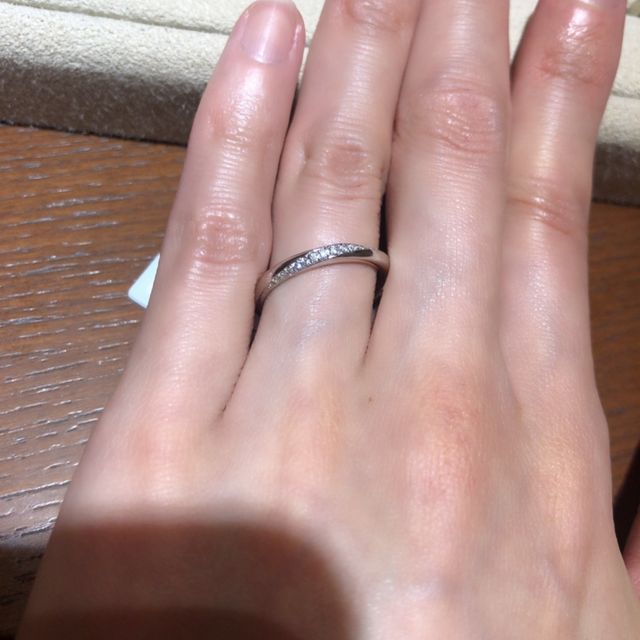 【TRECENTI(トレセンテ)の口コミ】 ダイヤの輝きがとっても上品でしたなおかつ、着け心地も良かったです！！…