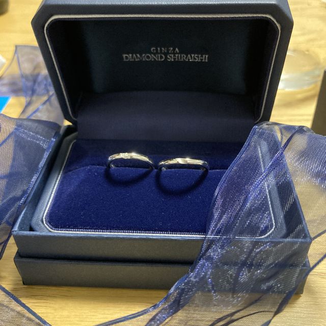 【銀座ダイヤモンドシライシの口コミ】 シンプルなデザインが欲しかった中で、新デザインをご紹介されました。私…