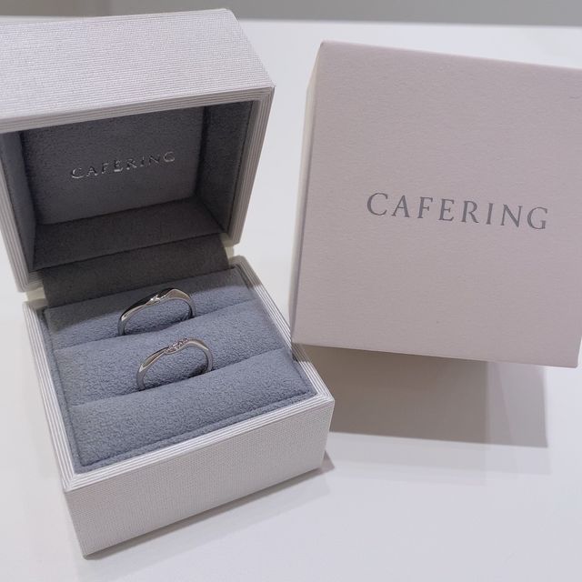 【CAFERING(カフェリング)の口コミ】 セットリングが欲しくて、検索したら、カフェリングのサイトで、とっても…