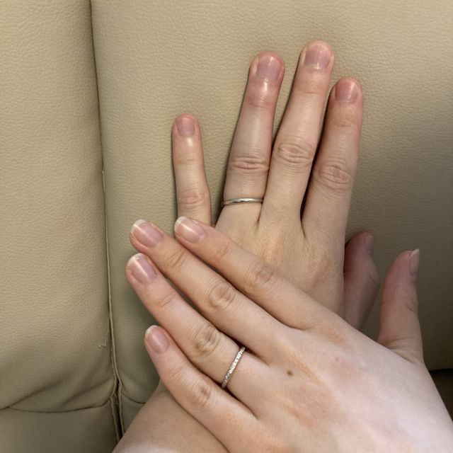 【銀座ダイヤモンドシライシの口コミ】 つけ心地とデザインがよく価格的にも良心的なものでありました。ふたりで…