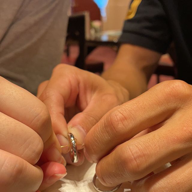 【ケイウノ ブライダル(K.UNO BRIDAL)の口コミ】 結婚式などが行いづらい今、純糸結びのセレモニーがとても素敵だと思い、…