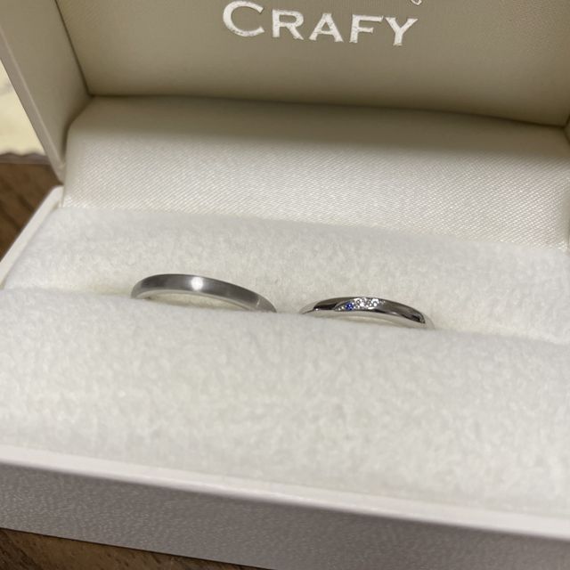 【CRAFY(クラフィ)の口コミ】 結婚指輪は思い出にできるように手作りしたいねって言ってこちらに決めま…
