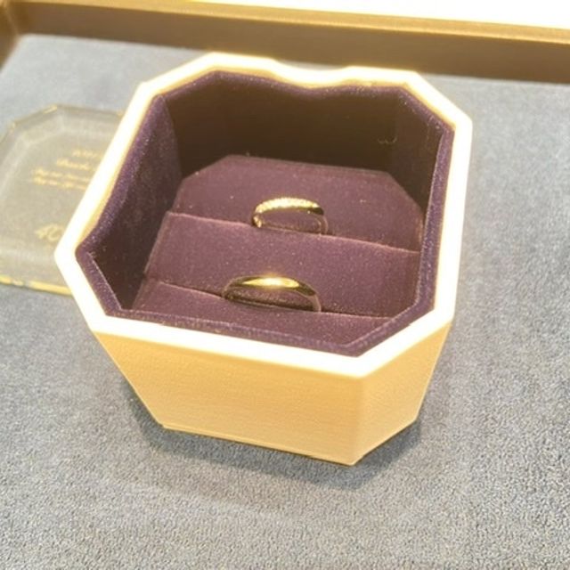 【4℃ BRIDAL(ヨンドシーブライダル)の口コミ】 ワンフィニティダイヤモンドをセットすることができるため。また、アフタ…