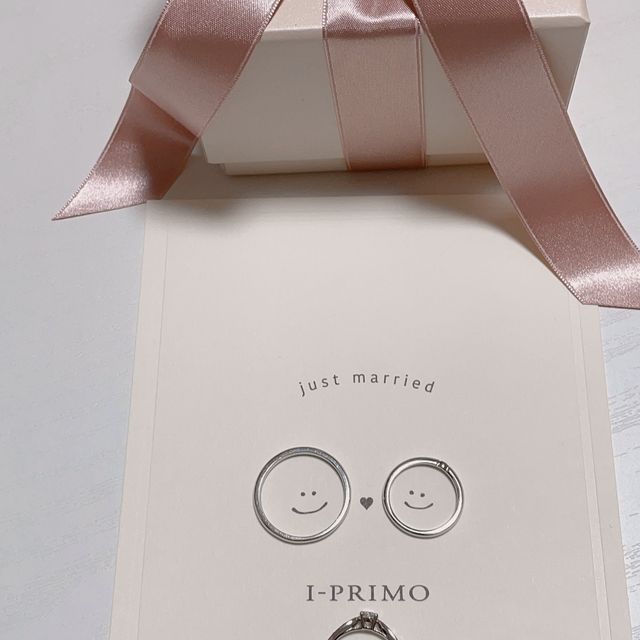 【アイプリモ(I-PRIMO)の口コミ】 指輪のデザインが、シンプルで可愛く、アフターサービスも充実しているこ…