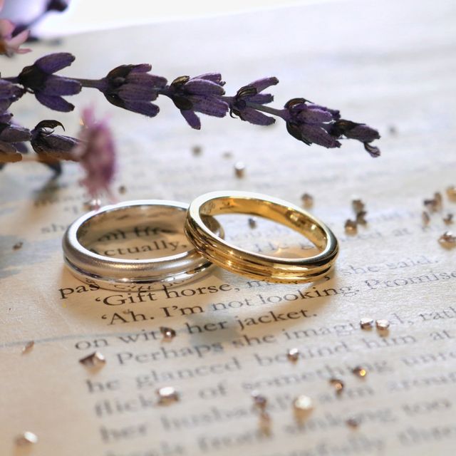 【鶴(mikoto)の口コミ】 普段使いする予定の結婚指輪なのでシンプルさも大事にしながらデザインを…