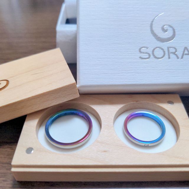 【SORA(ソラ)の口コミ】 ネットの写真でグラデーションに惹かれ、最初から指輪のブランドはSORAに…