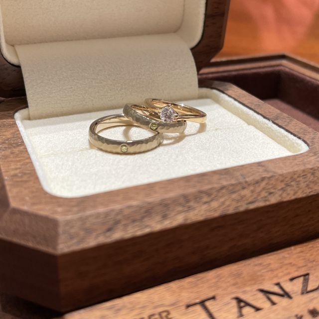 【TANZO.(鍛造指輪)の口コミ】 鍛造法で丈夫に作られていること、オーダーメイドなので自由にデザインを…