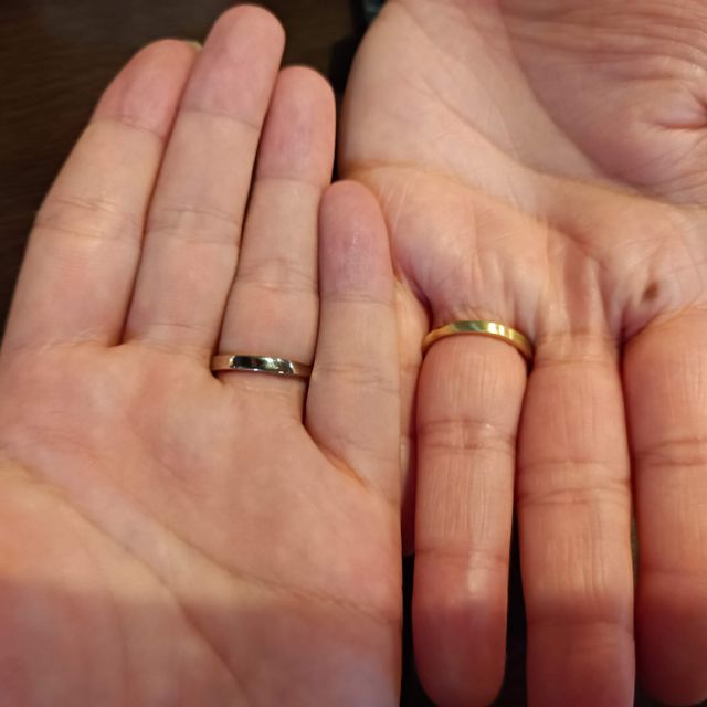 【renri(レンリ)の口コミ】 私としては結婚指輪は「女性メインのモノ」という意識があり、そこまでこ…
