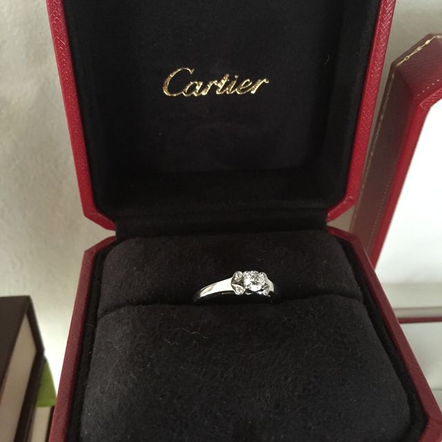 【カルティエ(Cartier)の口コミ】 彼が事前に店舗へ行って下調べをしてくれていました。私はその後に一緒に…
