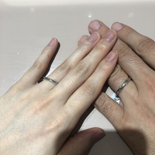 【TRECENTI(トレセンテ)の口コミ】 ダイヤが多めについているのに主張しすぎず、裏からみたときの輝きが魅力…