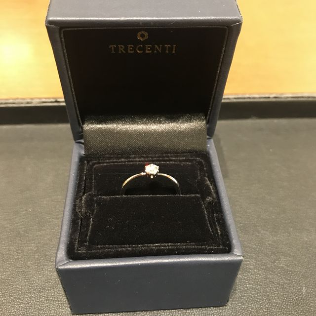 【TRECENTI(トレセンテ)の口コミ】 自分好みのシンプルデザインが多く、ダイヤモンドに対して高さが出ないデ…
