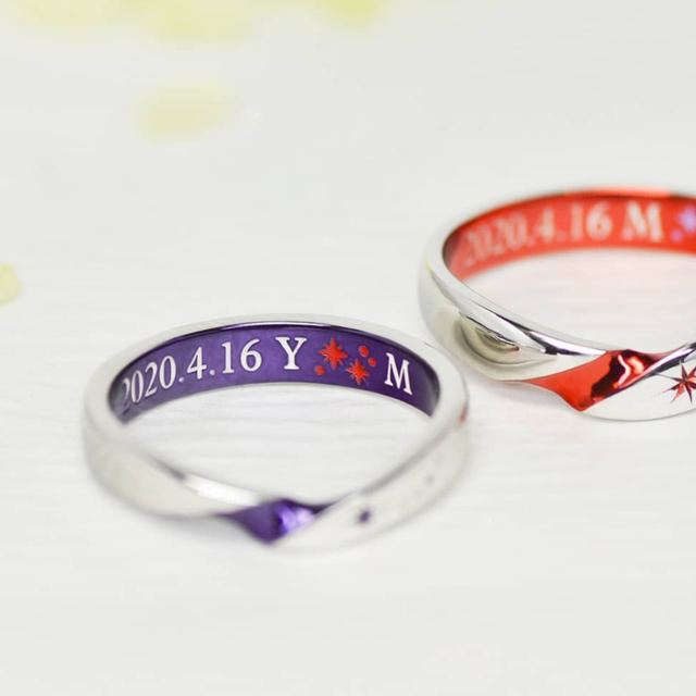 【Forme Poche(フォルムポッシュ)の口コミ】 個性的なデザインの指輪にしたいと考えていたため、フルオーダーメイドに…