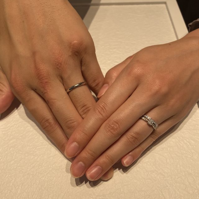 【銀座ダイヤモンドシライシの口コミ】 エタニティリングを探していたところ何点か見せてくださいました。その中…