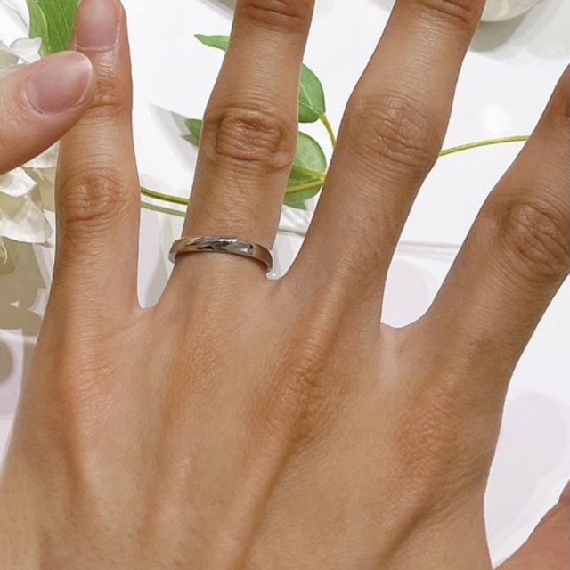 【4℃ BRIDAL(ヨンドシーブライダル)の口コミ】 一番の決めては、パートナーがこの指輪が一番似合ってるって言ってくれた…