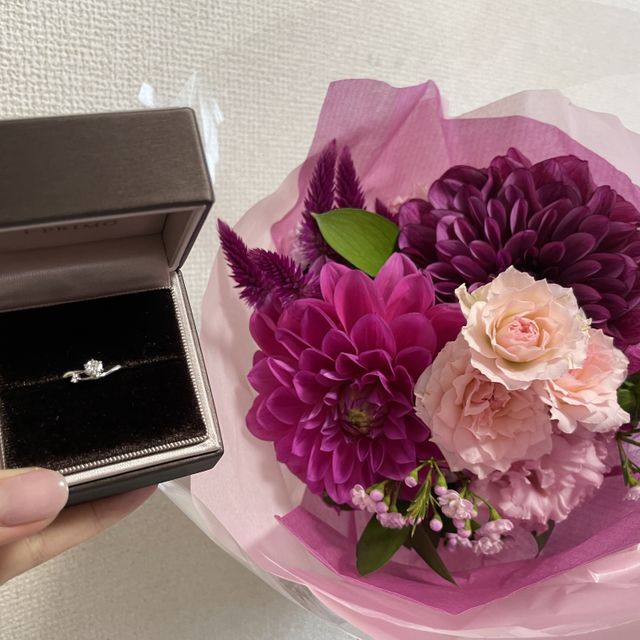 【アイプリモ(I-PRIMO)の口コミ】 サプライズプロポーズでアイプリモの婚約指輪をもらいました！スピカとい…