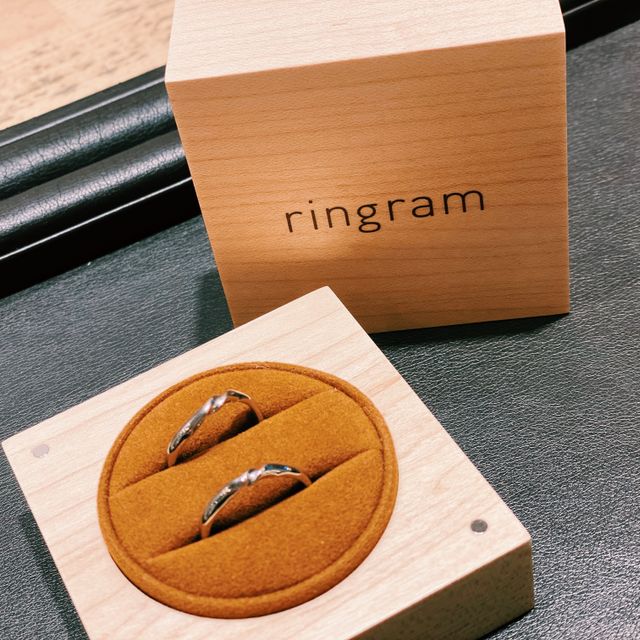 【ringram(リングラム)の口コミ】 2人ともブランドについてはあまりこだわりがなく、手作りであれば愛着がわ…
