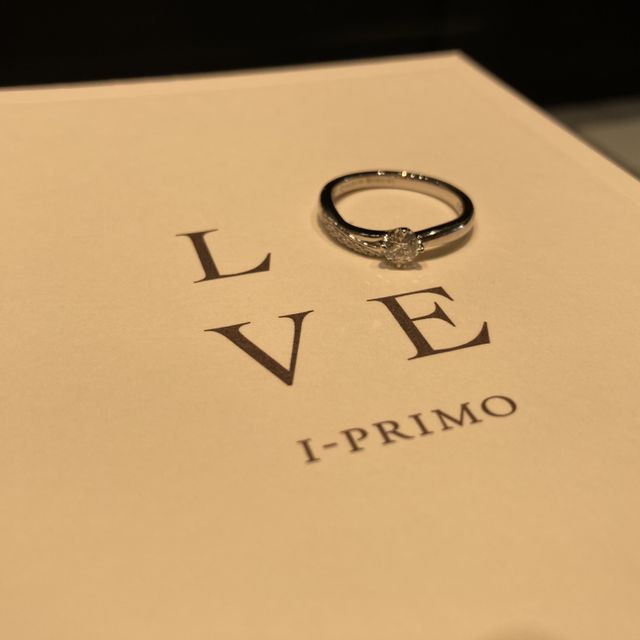 【アイプリモ(I-PRIMO)の口コミ】 指輪のデザインはもちろん、スタッフさんが一つ一つ指輪の意味など説明し…