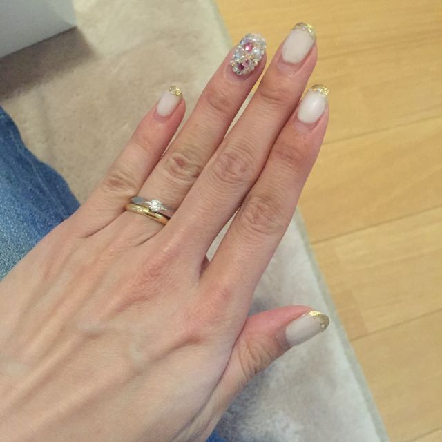 【カルティエ(Cartier)の口コミ】 コテコテのキラキラ指輪よりシンプルなものが欲しく、探していたところカ…