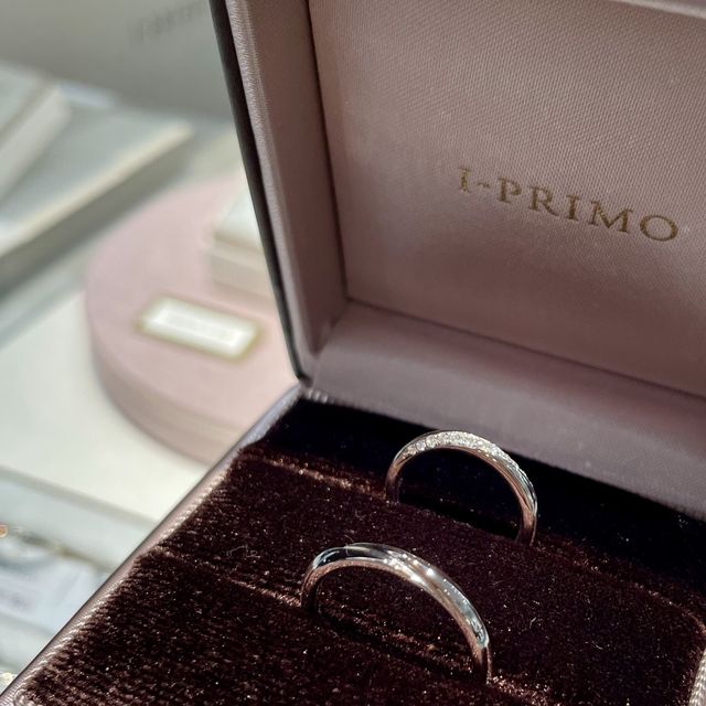 【アイプリモ(I-PRIMO)の口コミ】 だいたい予算を決めて、要望と私たちの雰囲気に合っている指輪を出してい…