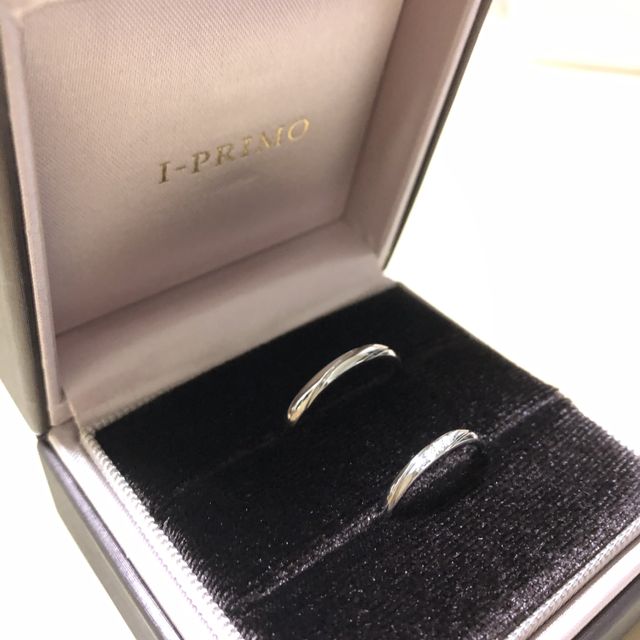 【アイプリモ(I-PRIMO)の口コミ】 デザインがとても素敵でした。地味すぎず派手すぎないデザインを希望して…