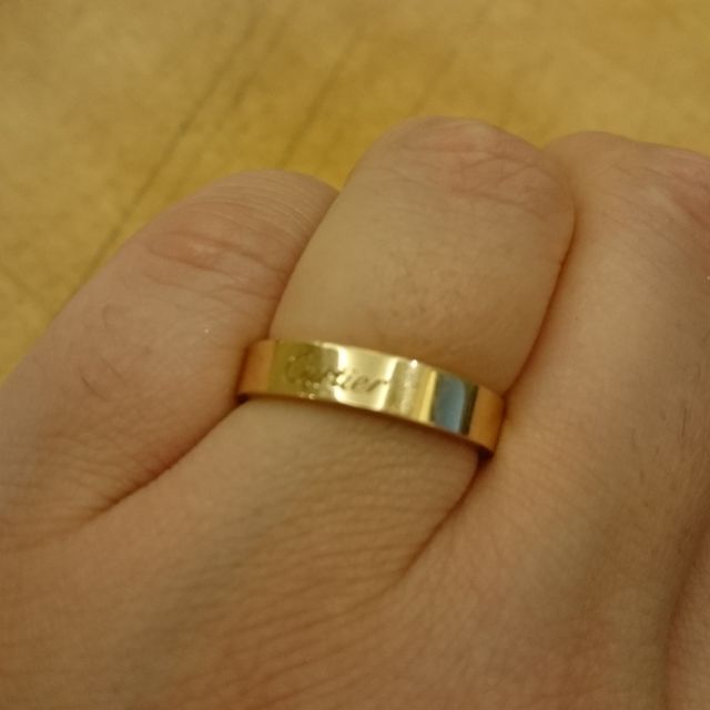 【カルティエ(Cartier)の口コミ】 昔からピンクゴールドの指輪がいいと憧れていたのでピンクゴールドの指輪…