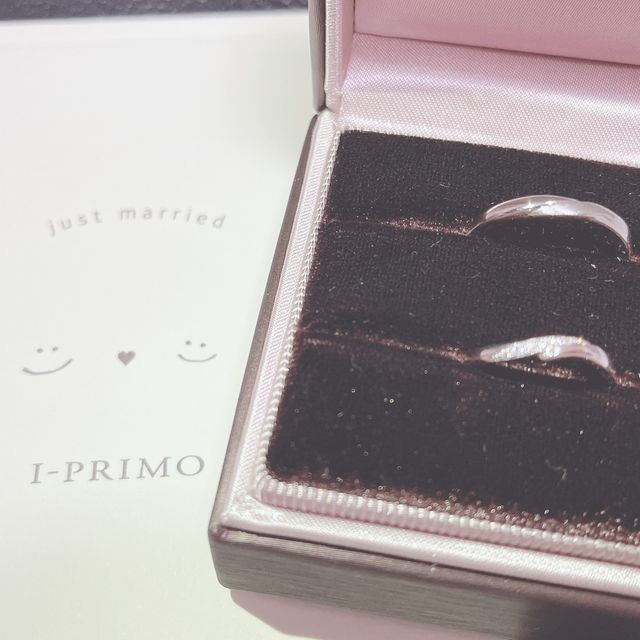 【アイプリモ(I-PRIMO)の口コミ】 キラキラと輝く指輪に憧れてダイヤが多いものにしました。「惹かれあう北…