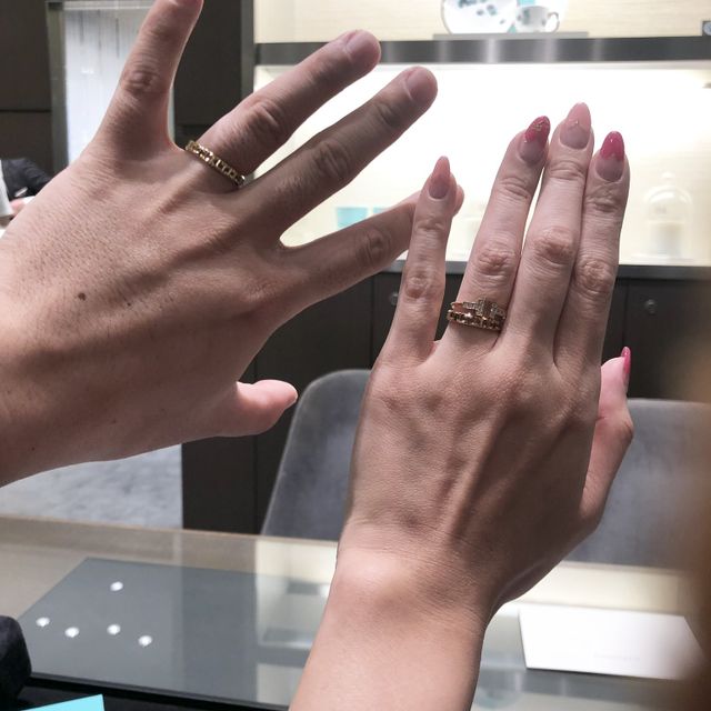 【ティファニー(Tiffany & Co.)の口コミ】 個人的な事ですが2人のイニシャルがＴなのでティファニーのTコレクション…