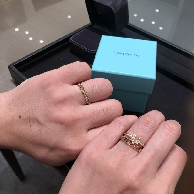 【ティファニー(Tiffany & Co.)の口コミ】 個人的な事ですが2人のイニシャルがＴなのでティファニーのTコレクション…