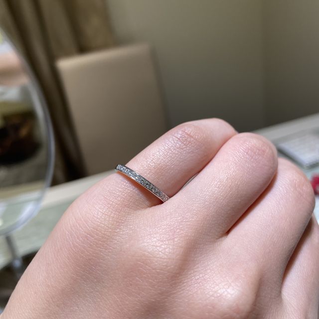 【TRECENTI(トレセンテ)の口コミ】 ダイヤモンドの質がとにかくいいと感じました。普段は見えないダイヤモン…