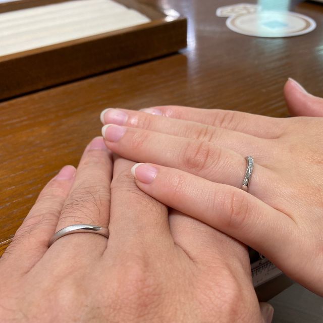 【TRECENTI(トレセンテ)の口コミ】 豊富なデザインの中で選ぶことができました。価格も平均的な値段(2人で30…