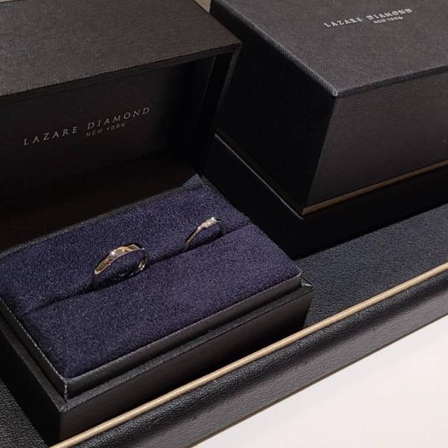 【ラザール ダイヤモンド(LAZARE DIAMOND)の口コミ】 【デザイン性の高さ】
せっかく一生つけるものだからこそお互い気に入った…
