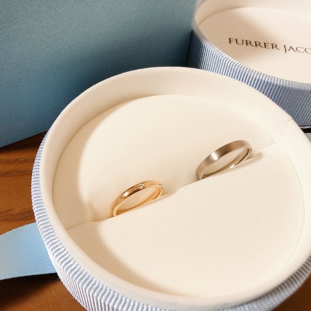 【【閉業】フラー・ジャコー(FURRER-JACOT)の口コミ】 シンプルなデザインかつ鍛造製法という頑丈な作りに惹かれました。私たち…