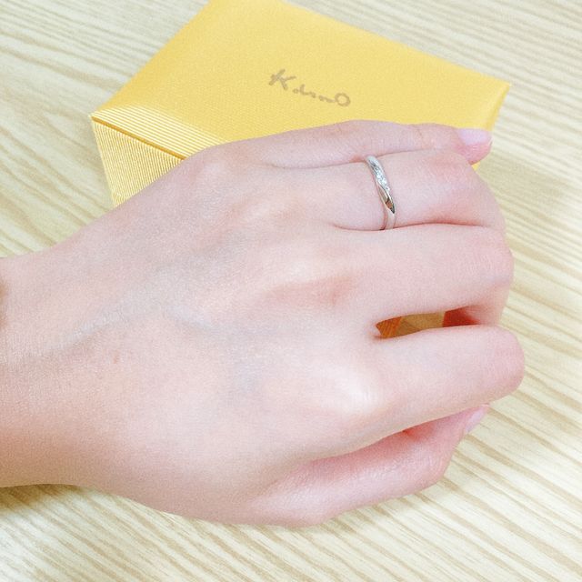 【ケイウノ ブライダル(K.UNO BRIDAL)の口コミ】 もっとたくさんの店舗を見て悩む予定でしたが、ビビッときたデザインと出…