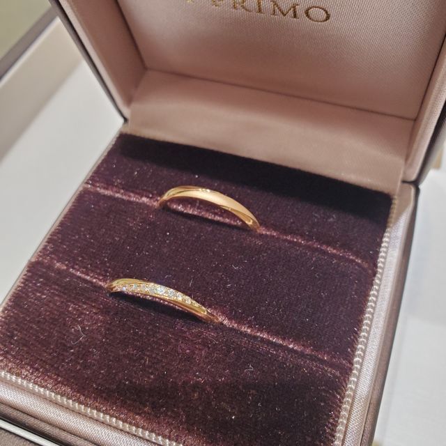 【アイプリモ(I-PRIMO)の口コミ】 ゴールドの結婚指輪にしたかったので、いろんなメーカーをみて比べました…