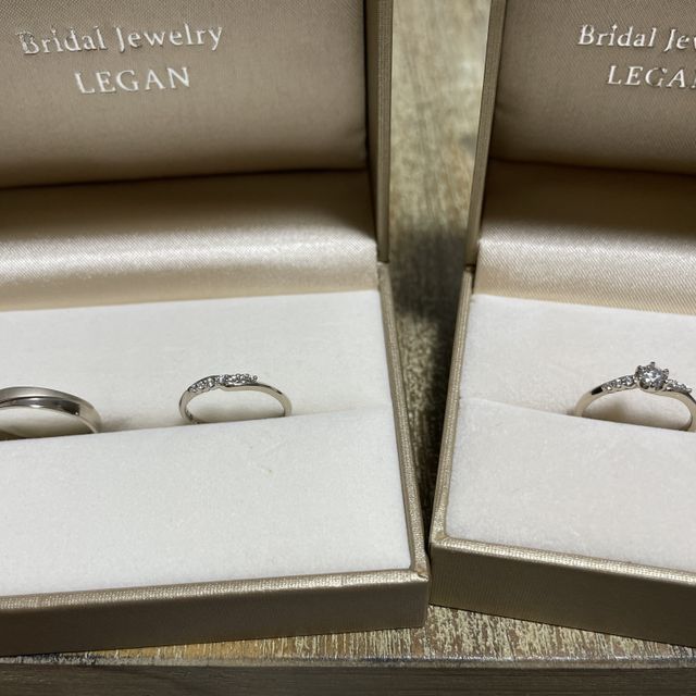 【LEGAN(レガン)の口コミ】 素材は男性の方がこだわり、数種類の素材から選びました。またゴールドの…