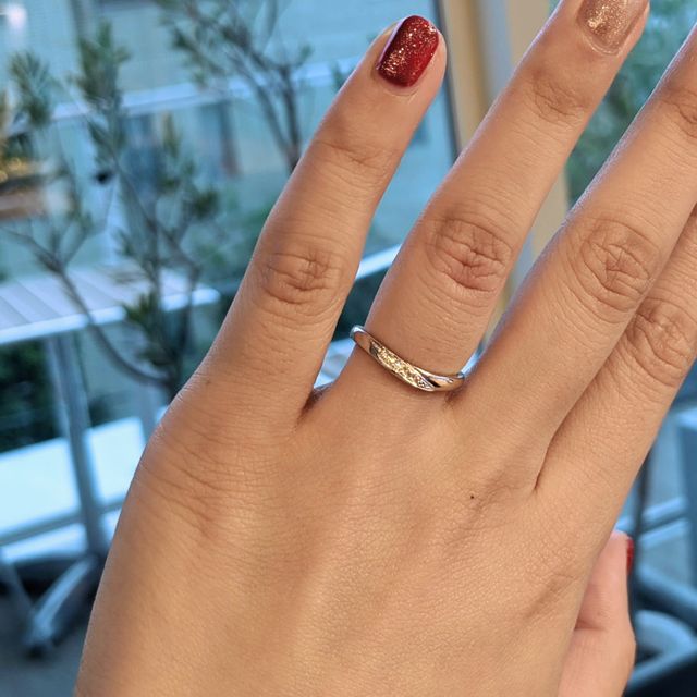 【CRAFY(クラフィ)の口コミ】 手作りなので、二人で好きな形やデザインにできたり、好みの太さにできる…