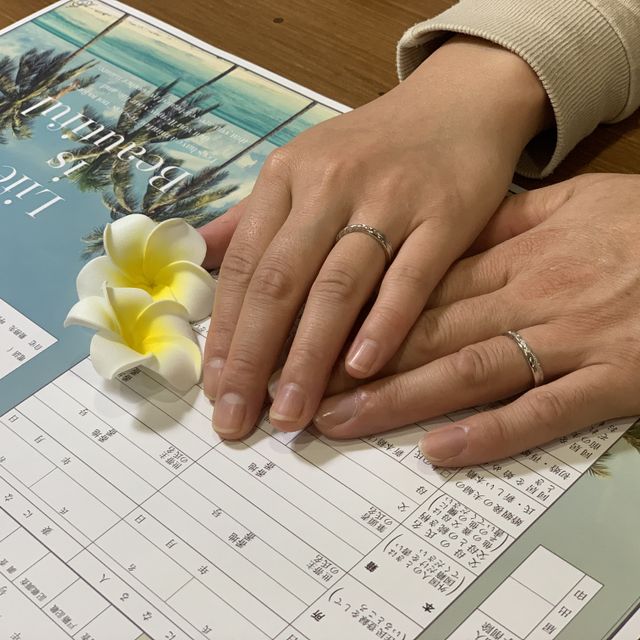 【PRIVATE BEACH(プライベートビーチ)の口コミ】 ハワイアンの手彫りのデザイン、ハワイアンジュエリーが好きで、シンプル…