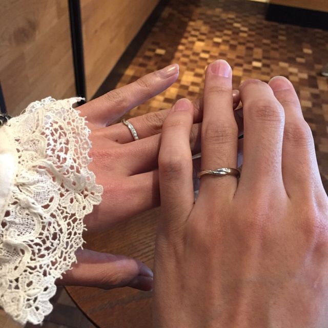 【TRECENTI(トレセンテ)の口コミ】 つけ心地が大変良かったです。また、ダイヤが付いた指輪でV型のものが欲し…