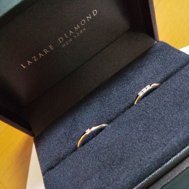 【ラザール ダイヤモンド(LAZARE DIAMOND)の口コミ】 本当は、両面に石が入ってる指輪を買いに行ったのですが、ブティック本店…