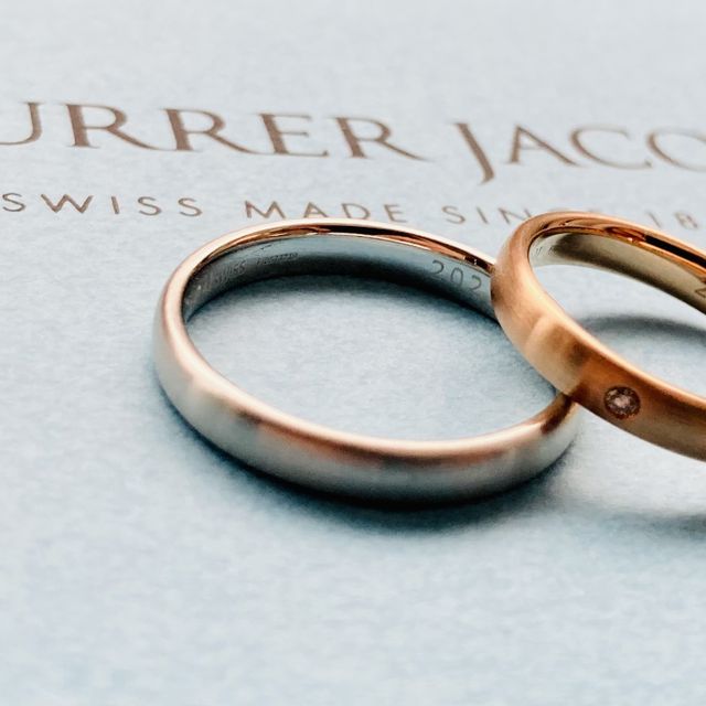 【【閉業】フラー・ジャコー(FURRER-JACOT)の口コミ】 結婚指輪は常に着けていたいので、
私服にもスーツにも合うような
シンプ…