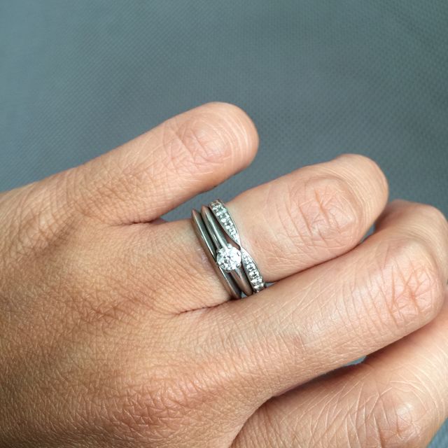 【ティファニー(Tiffany & Co.)の口コミ】 すでにもうしていたディファニーの結婚指輪や婚約指輪もしていたかったの…