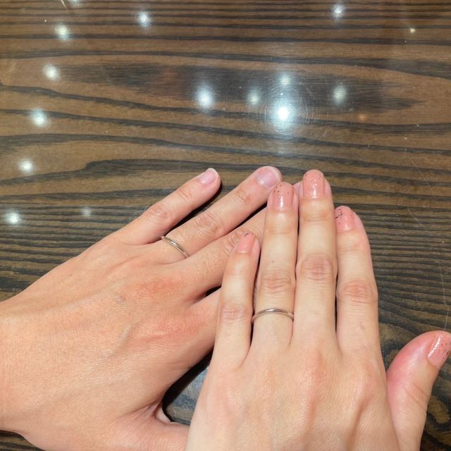 【ケイウノ ブライダル(K.UNO BRIDAL)の口コミ】 指輪の着け心地と価格のバランスを重視して他ショップ含めいくつか見させ…