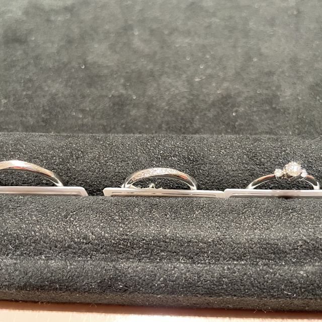 【TRECENTI(トレセンテ)の口コミ】 気になっていたデザインのリングを試着してみたところ、指の形と合ってい…