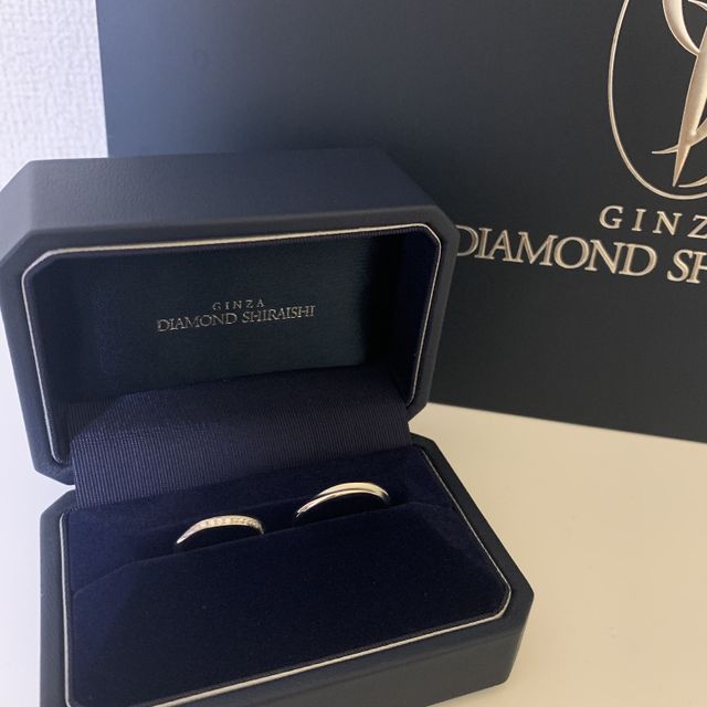 【銀座ダイヤモンドシライシの口コミ】 ストレートタイプの指輪を付けたいと思っていたのでストレートタイプを見…