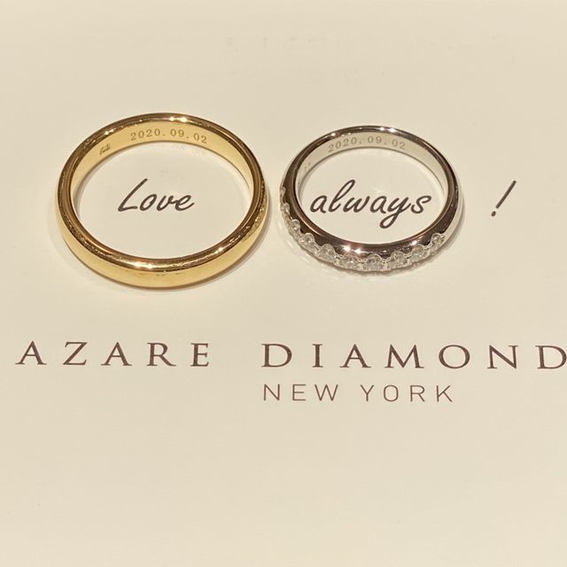 【ラザール ダイヤモンド(LAZARE DIAMOND)の口コミ】 ダイヤが本当にきれいでした。
鍛造プラチナ、ダイヤモンドの輝きでやはり…