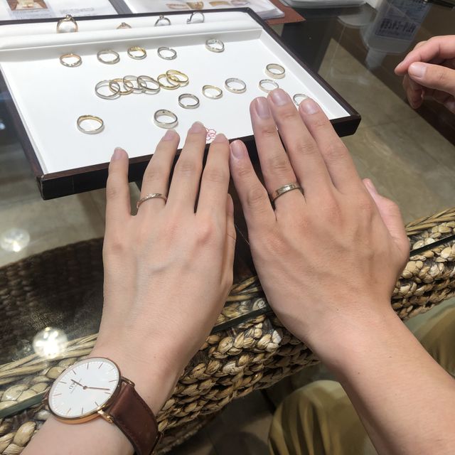 【杢目金屋(もくめがねや)の口コミ】 指輪に木目が入っています。ゼクシィで拝見し来店を決めました。紙面上で…