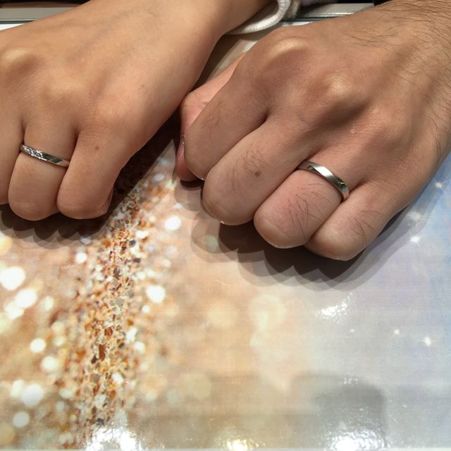 【アイプリモ(I-PRIMO)の口コミ】 ダイヤモンドが入っているものの中で、シンプルなものが欲しいと思ってい…